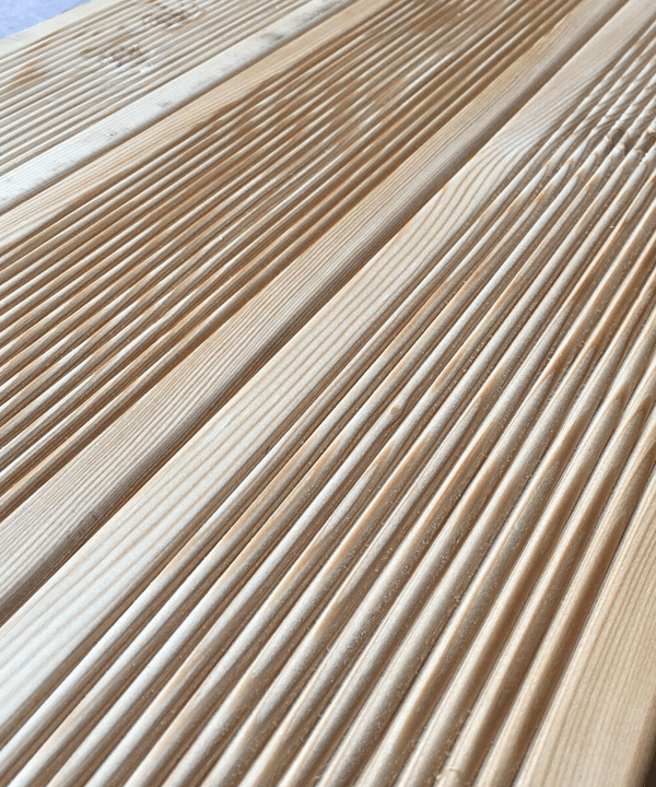 Siberian larch decking Ribbed Profile - House land holz - HLH