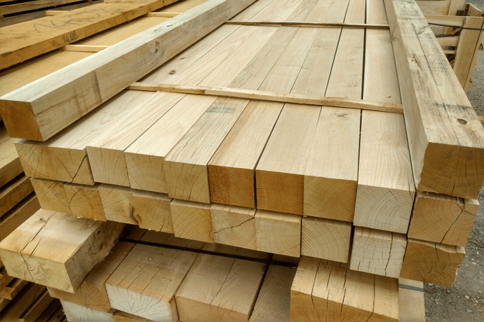 Sibirische Lärche Zaunpfosten 125mm - Siberian Larch Posts - Nord Wald Holz