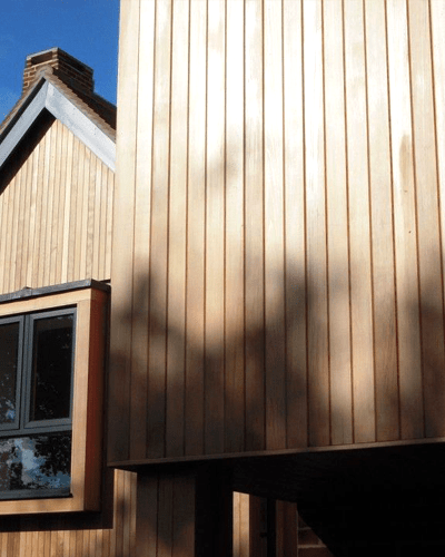 Siberian larch cladding tongue and groove profile