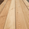 Siberian larch decking grooved profile