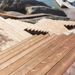Siberian larch decking 27x145mm - Untreated