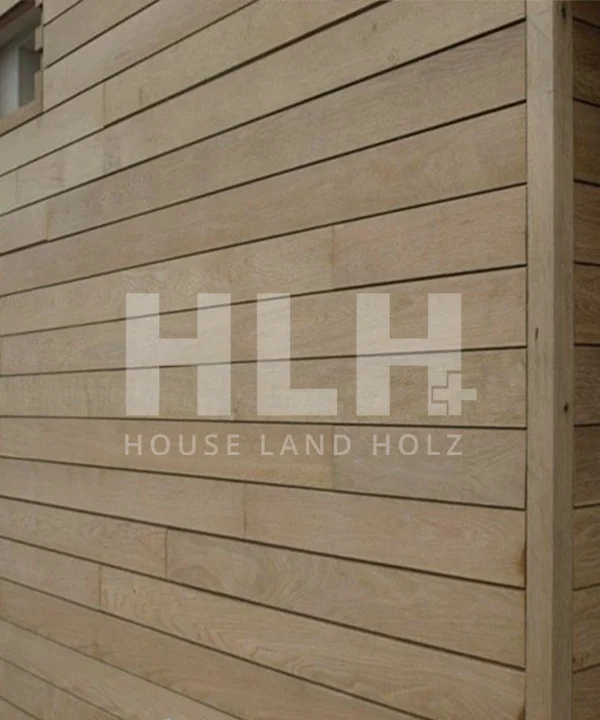 European Oak Cladding V-Groove Profile - House Land Holz