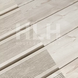 European Oak Decking Smooth Ribbed Profile - House Land Holz - HLH