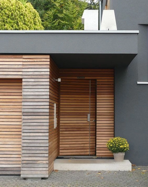 Siberian larch cladding rainscreen rhombus profile