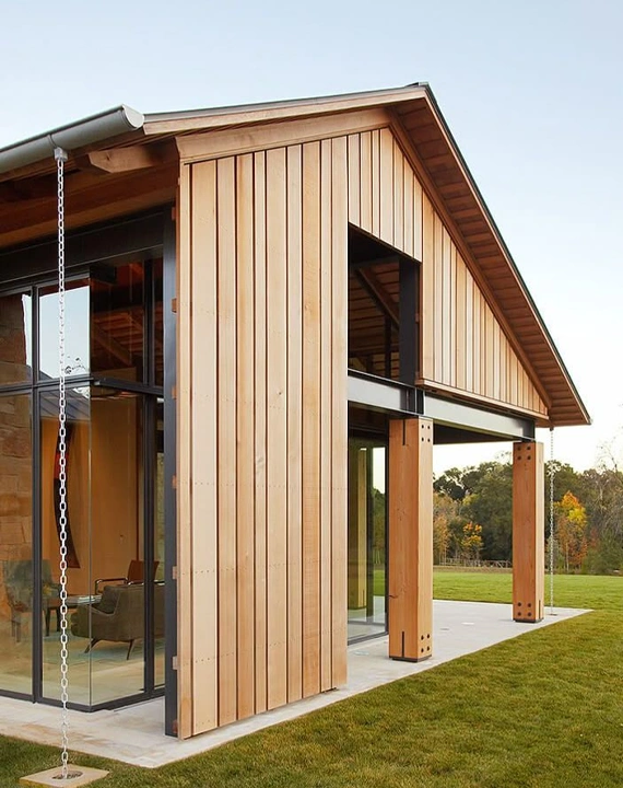 Siberian larch cladding smooth profile