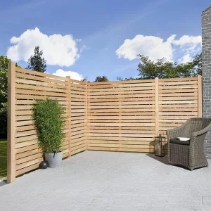 Siberian Larch Venetian Style Panels - Siberian Larch Venetian fence